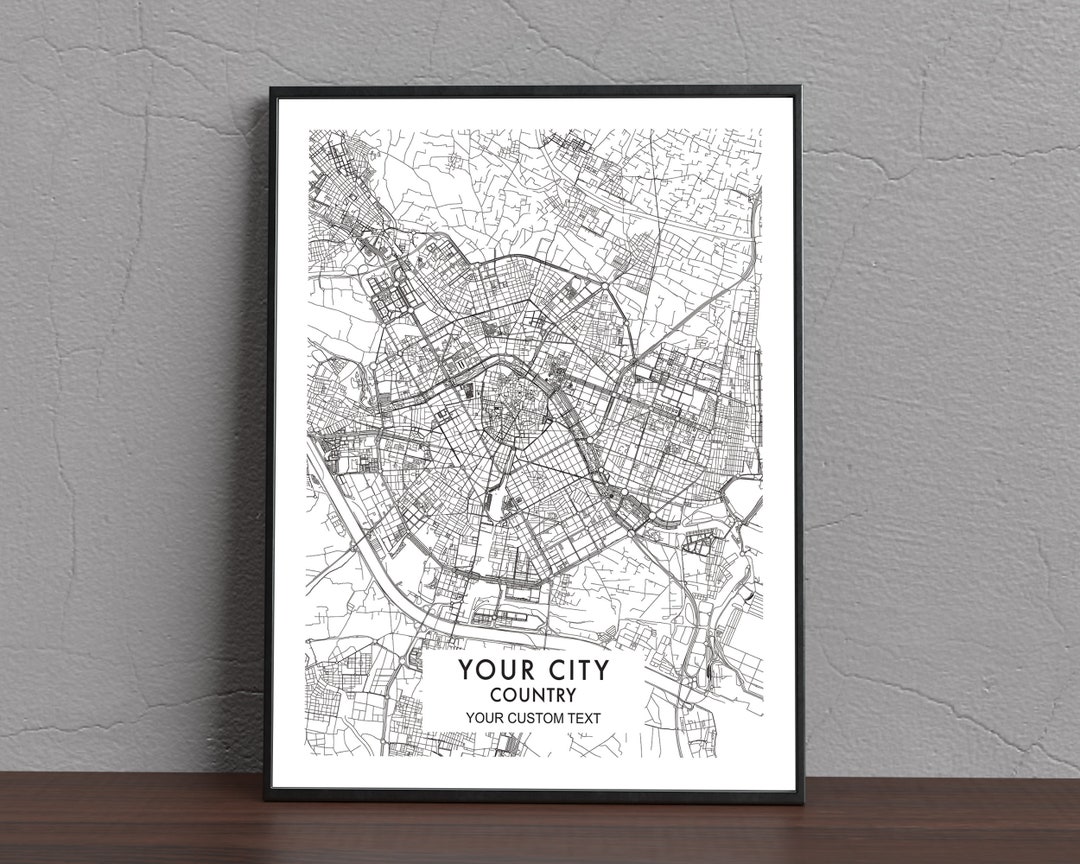 Custom City Map Any City Map - Il 1080xN.4733920838 9a52