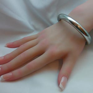 Stainless Steel Silver or Stainless Steel Gold Bangle Bracelets