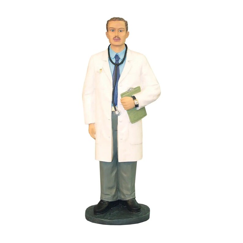 Doctor Figurine White Etsy
