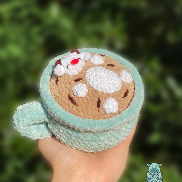 Cute Moo in a Mug Plushie PDF Pattern