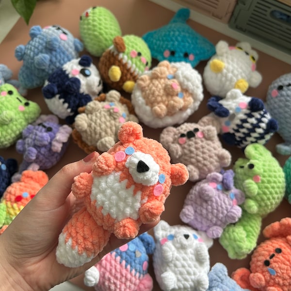 Mystery Pocket Pal Squishy Plushies | Super Soft Crochet Handmade Plushies