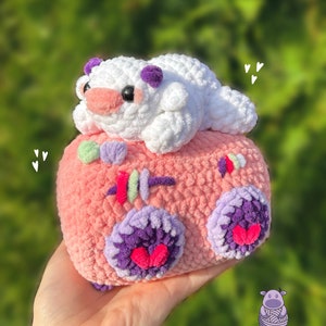 Lovely Toons Radio Cow Plushie PDF Pattern