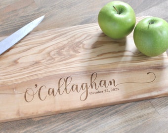 Personalized Cutting Board, Custom Cutting Board, Engraved Cutting Board, Wedding Gift, Housewarming Gift, Anniversary Gift, Engraved Gift