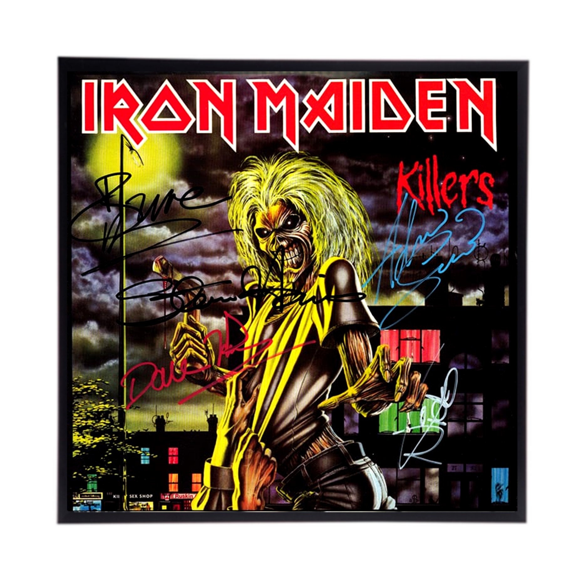 Iron Maiden Piece of Mind サイン入り アイアン・メイデン 直筆サイン入りアルバム復刻版 / ブルース