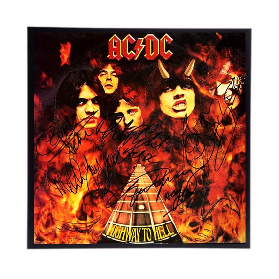 Portal sol Anoi AC/DC / ACDC Autographed Album Cover Reprints / Choose From 8 - Etsy