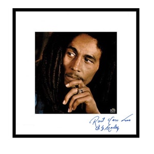 Bob Marley Autographed Album Cover Replicas / Reggae / Exodus