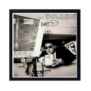 Beastie Boysのメンバーサイン入りアルバム Buy1get1free Beastie Boys Framed Autographed Album Cover Reprint
