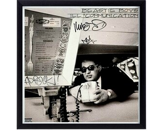 Buy1get1free Beastie Boys Autographed Album Cover Reprint - 12