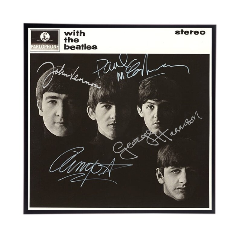 Buy1get1free the BEATLES Autographed Album Cover Reprints / Choose From ...