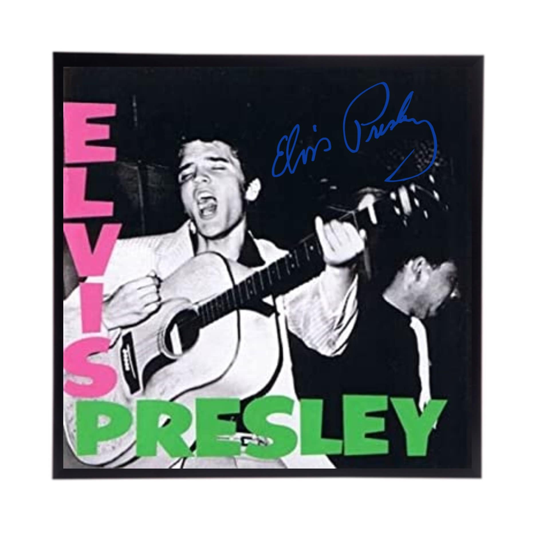 エルヴィス・プレスリー直筆サイン入りアルバムカバー復刻版 - Etsy 日本