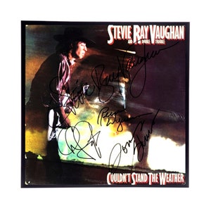 Stevie Ray Vaughan Autographed Album Cover Replica / Just message me to tell me the album cover you want /