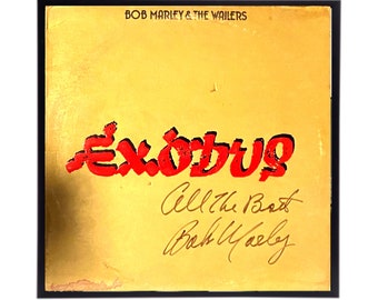 Bob Marley Autographed Album Cover Replicas / Reggae / Exodus