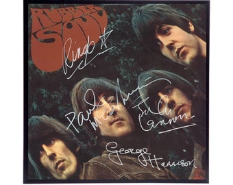 Ristampe della copertina dell'album autografato dei BEATLES / Scegli tra 6 copertine diverse