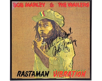 Bob Marley Autographed Album Cover Replicas / Reggae / Exodus