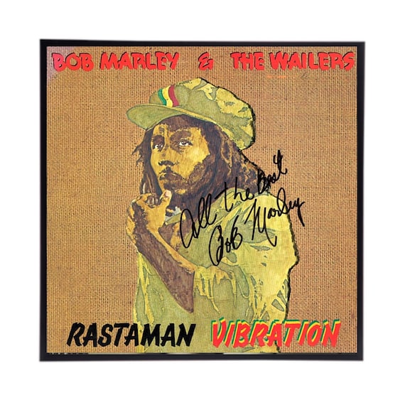 Bob Marley Autographed Album Cover Replicas / Reggae