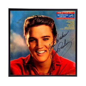 Replica's van gesigneerde albumhoezen van ELVIS PRESLEY en replica's van bladmuziek / Kies uit veel verschillende items