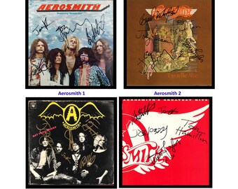Aerosmith Autographed Album Cover Reprint