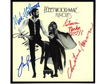 Fleetwood Mac Autographed Album Cover Reprints / Choose from 6 different covers / Stevie Nicks / Rumours