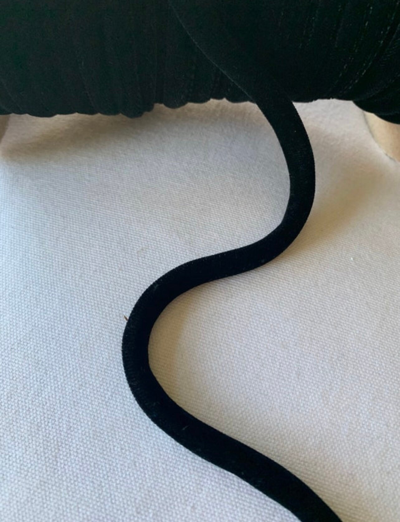 Velvet Round Black Lush Tubing Cord Choker Cord Velvet - Etsy