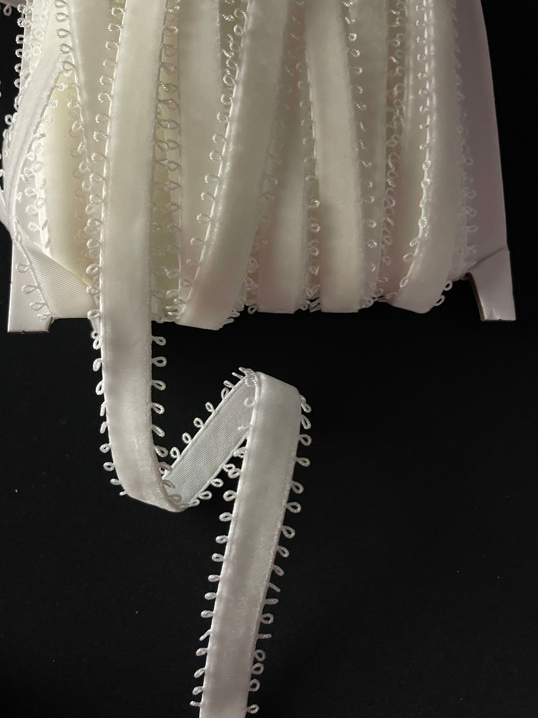 Velvet Picot Ribbon Top main image 1