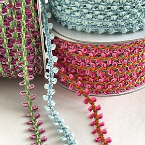 SPOOL 36 Yards Vintage Double Loop Passementrie Chain Ribbon Trim ...