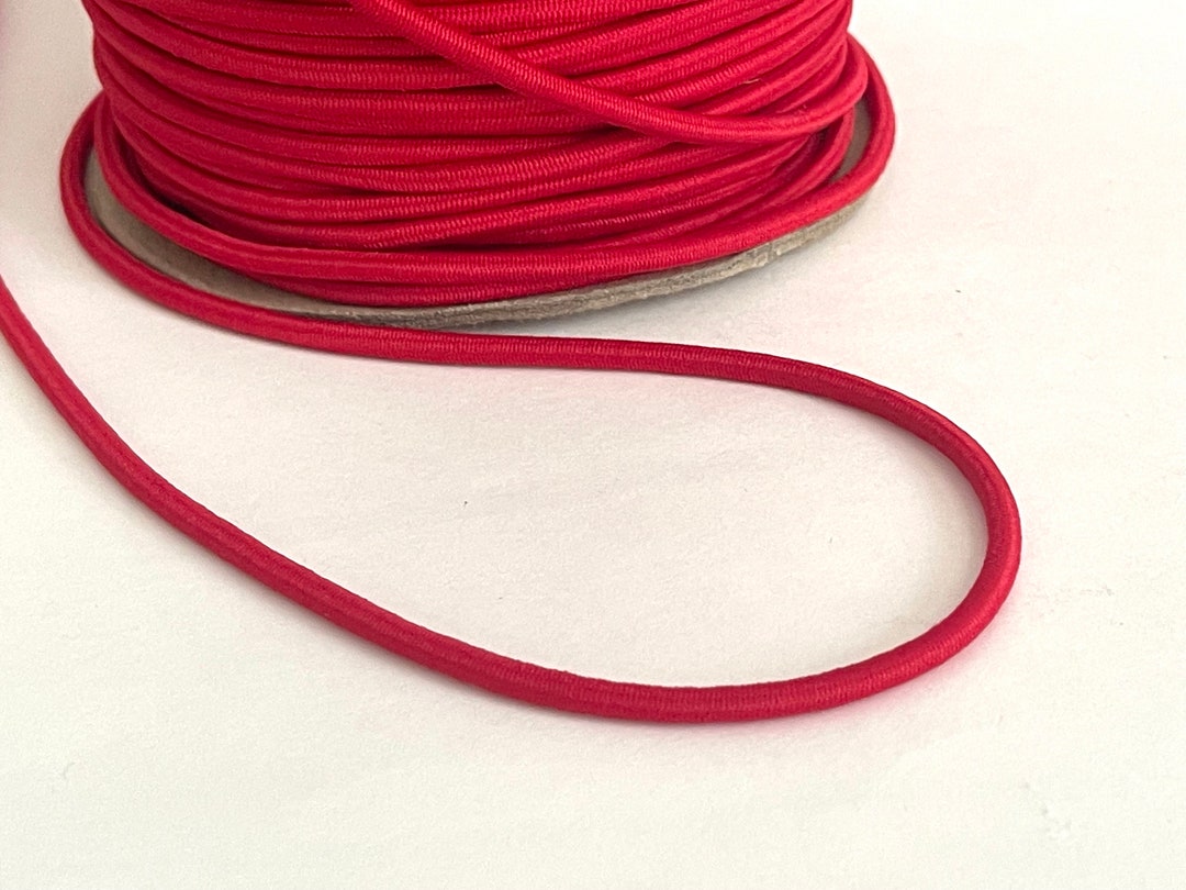 Elastic Cording 3 Yards of Round Stretch Cord Jewelry Making Stretch ...