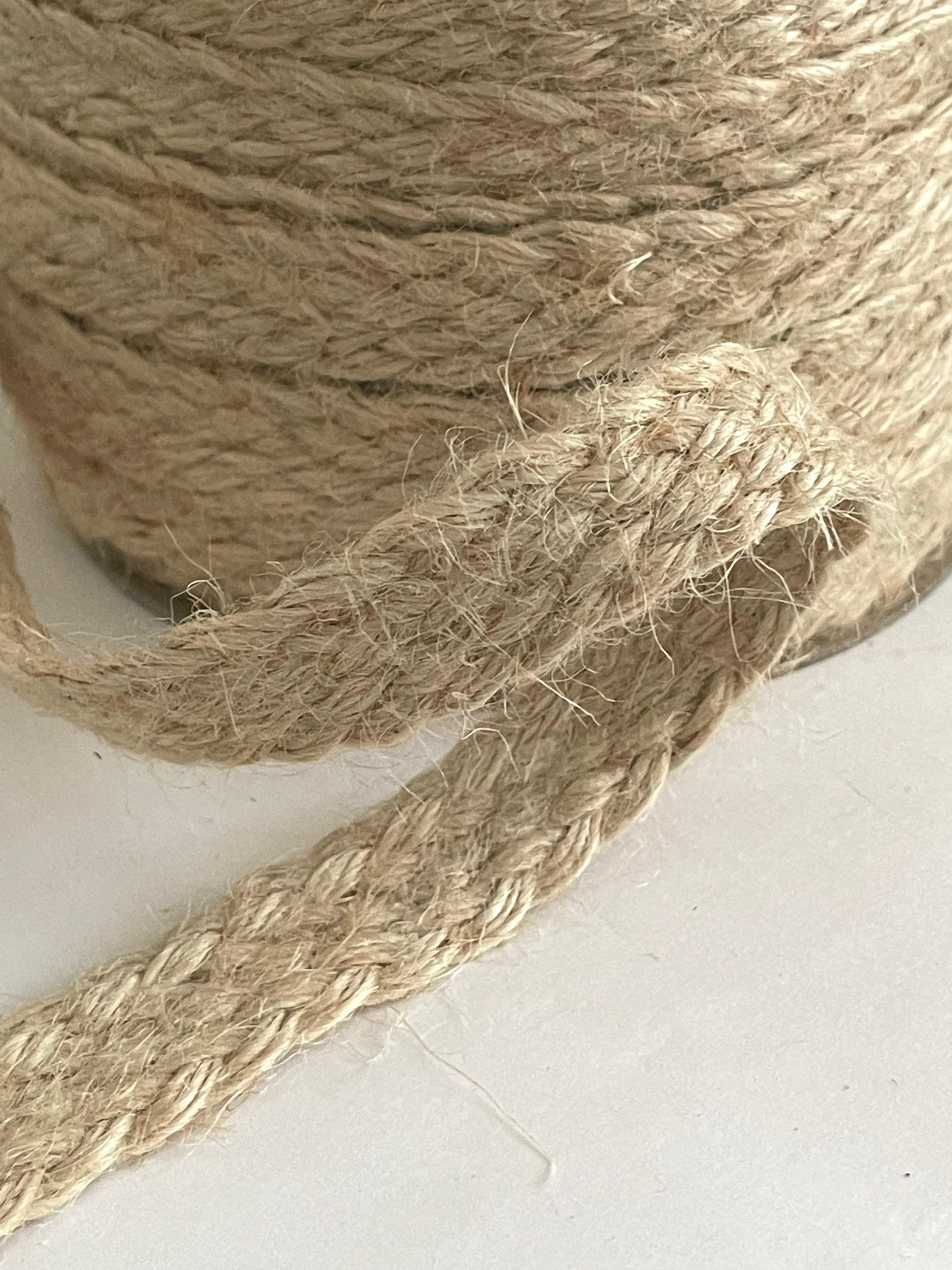 Natural Jute Ribbon, 0.5mm 40mm Wide, Hessian, Burlap, Rustic