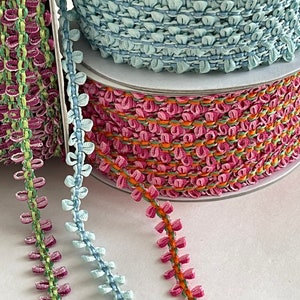 SPOOL 36 Yards Vintage Double Loop Passementrie Chain Ribbon Trim ...