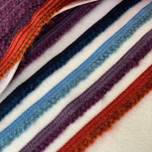3/4&quot; Vintage Stretch Soft Mohair Novelty Knit Lycra Lace Elastic Stretch Knit Trim
