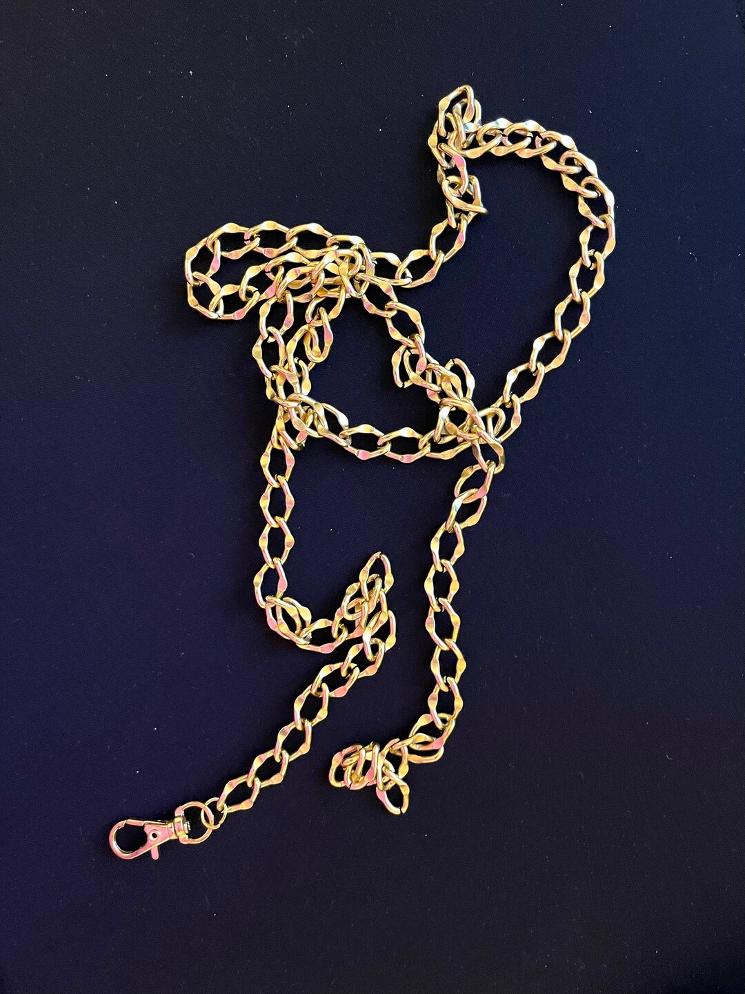 Gold Chain Link BELT Hip Belt Gold Metal Chain Link Lightweight Chain