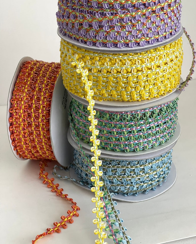 SPOOL 36 Yards Vintage Double Loop Passementrie Chain Ribbon - Etsy