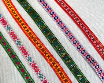 1.00 YARDSALE  1 Yard SALE Vintage Darling Metallic Dainty Woven Jacquard Design Assorted Styles & Colors ~D A R L I N G Ribbons!