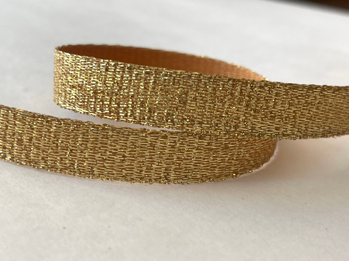 Metallic Gold Grosgrain Ribbon, High Quality Gold Ribbon Tape Trim ...