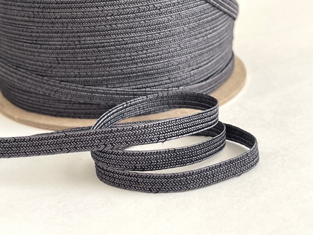 10 YARDS Middy Braid Tape Reversible Ribbon Tape, Vintage Flat