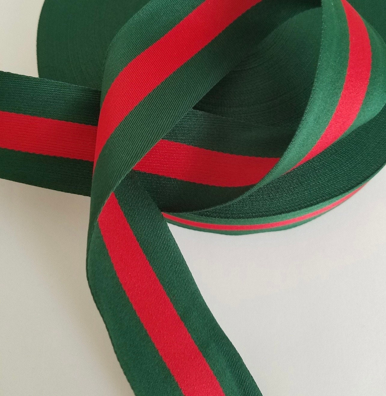 Gucci Red and Green Ribbon - Etsy