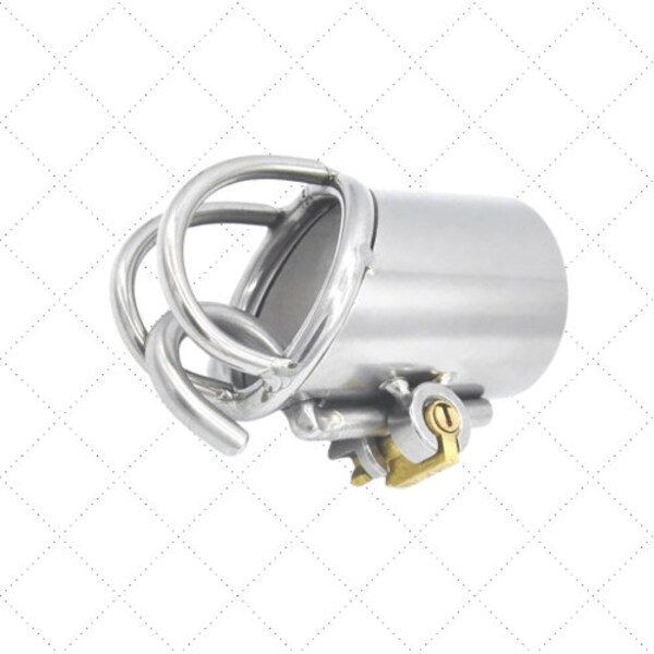 Stainless Steel PA Lock Cock Cage with D-Ring