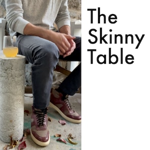 Skinny Concrete End Table (#1827)