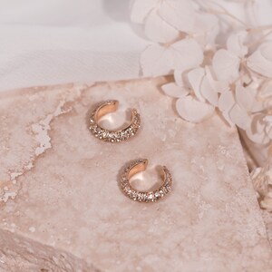 Crystal Ear Cuff, Thick Conch Hoop, Chunky Ear Cuff No Piercing ...