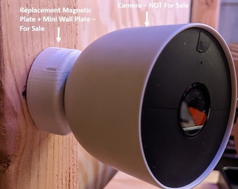 Google Nest Camera Outdoor(Battery) Mini Magnetic Plate and Mini Wall Plate