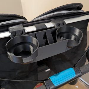 Cell Phone and Double Cup Holder for Thule Stroller