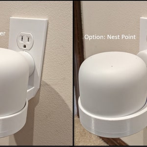 Outlet Organizer for Nest Wifi Router or Point (2nd Generation)