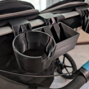 Thule Stroller Cup Holder with Cell Phone Holder For Yeti, Owala, Stanley, Tervis