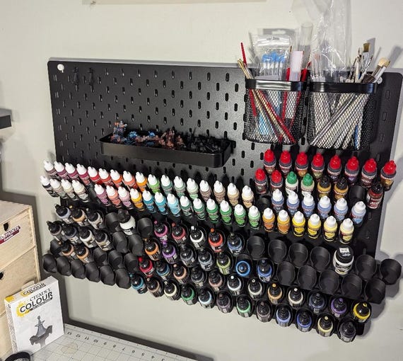 IKEA SKADIS Pegboard Dropper Bottle Holder / Paint Bottle Holder
