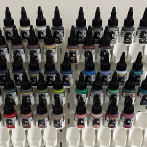 Monument paints pro-acryl Ikea Skadis 12 bottle rack