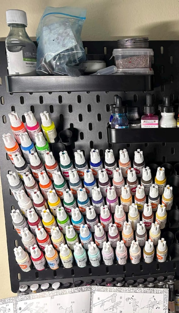 IKEA SKADIS Pegboard Dropper Bottle Holder / Paint Bottle Holder
