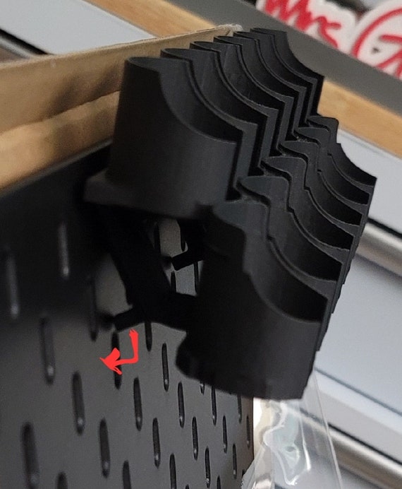 Tattoo Ink Holders for Ikea Skadis, multiple sizes: Eternal, Fusion, Solid Ink, and World Famous