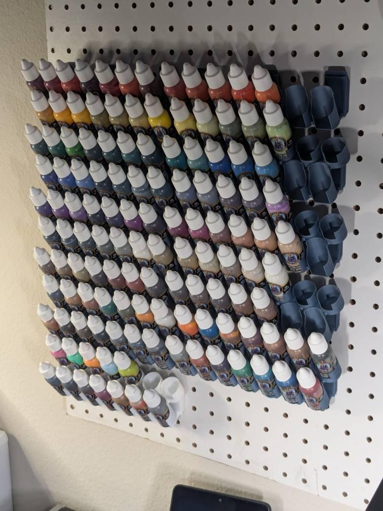 Same Color Problem In Rack Two Thin Coats Paint Racks - Holds 14 Paints Each- for IKEA Skadi Board ...