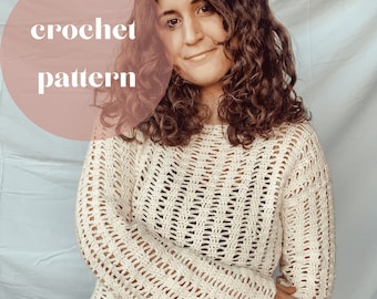 Crochet Pattern | Moon River Pullover
