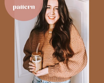 Crochet Pattern | Coffee Chat Sweater