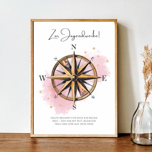 Money Gift Youth Consecration | German Text | DIY Money Gift Idea | Instant Download | Download A4 | Printable Gift | PDF Template